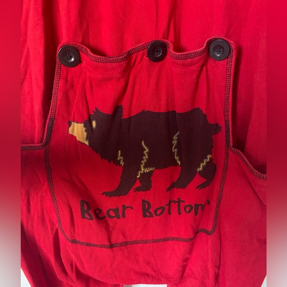 Red onesie with butt flap Lazy One - Picture 3 of 4